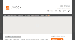 Desktop Screenshot of londonbuildingcontrol.co.uk